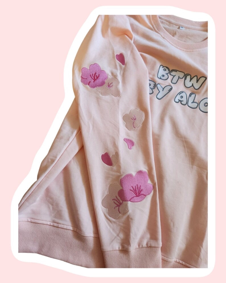 I Cry Alot Crewneck Sweater- SMALL ONLY
