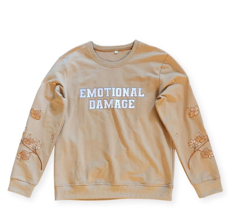 Emotional Damage Crewneck Sweater- SMALL ONLY