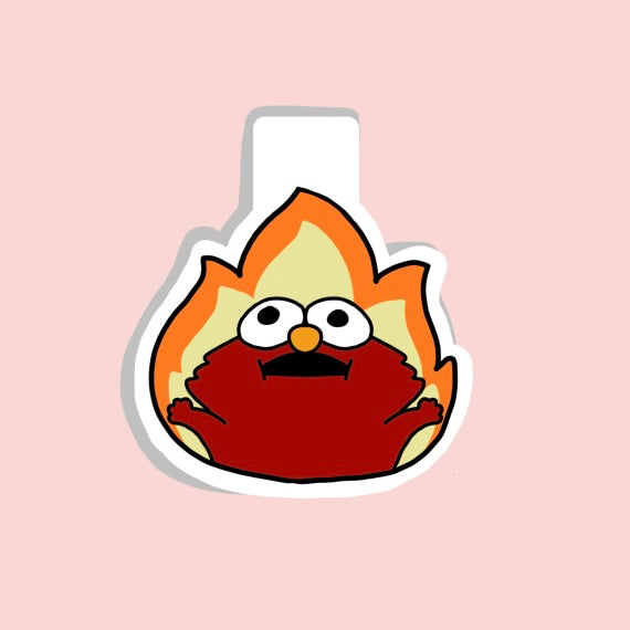 Fire Elmo Magnetic Bookmark