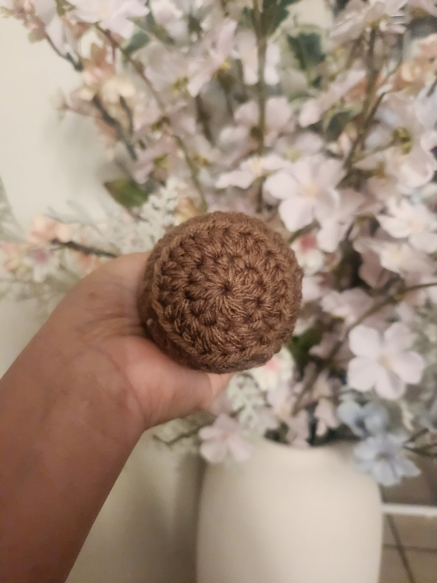 Chicken Crochet Plush Keychain