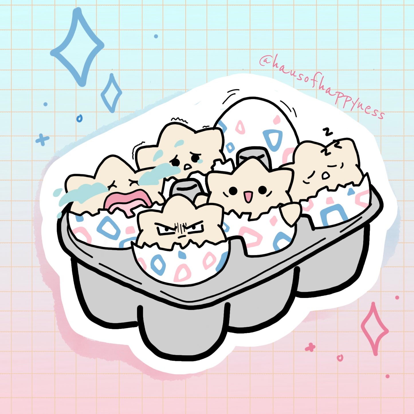 A Dozen of Togepi Sticker