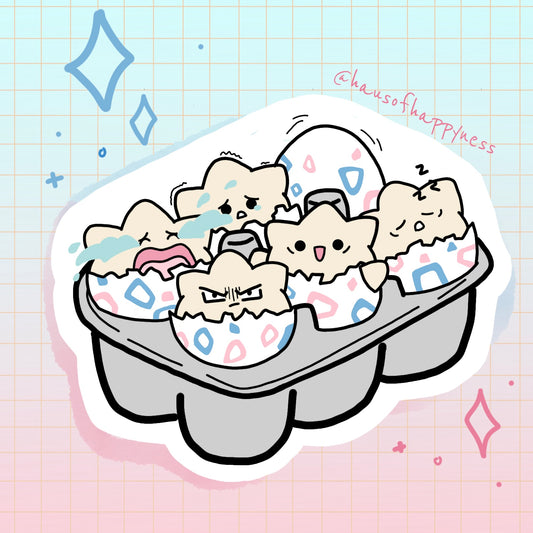 A Dozen of Togepi Sticker