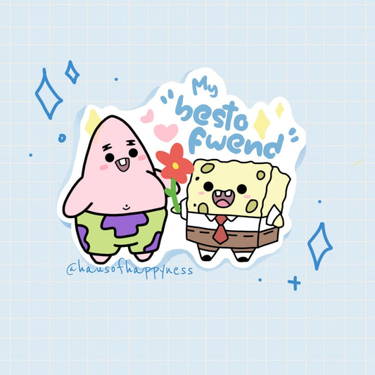 My Besto Fwend Sticker