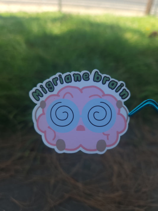 Migraine Brain Sticker